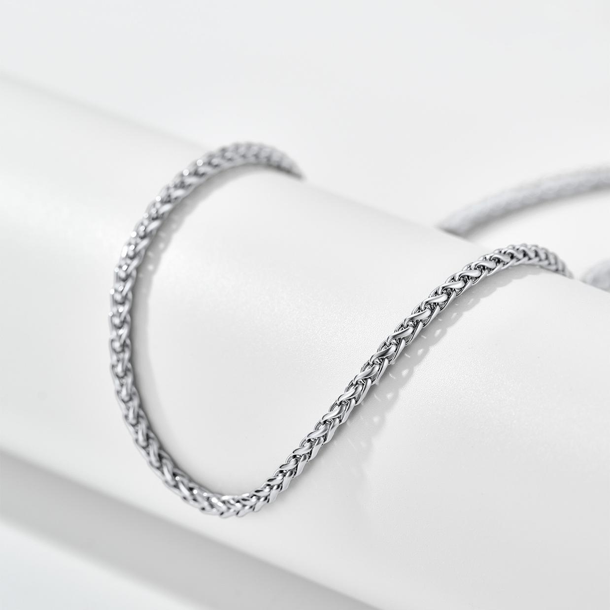 Classic 3mm Spiga Wheat Chain for Men