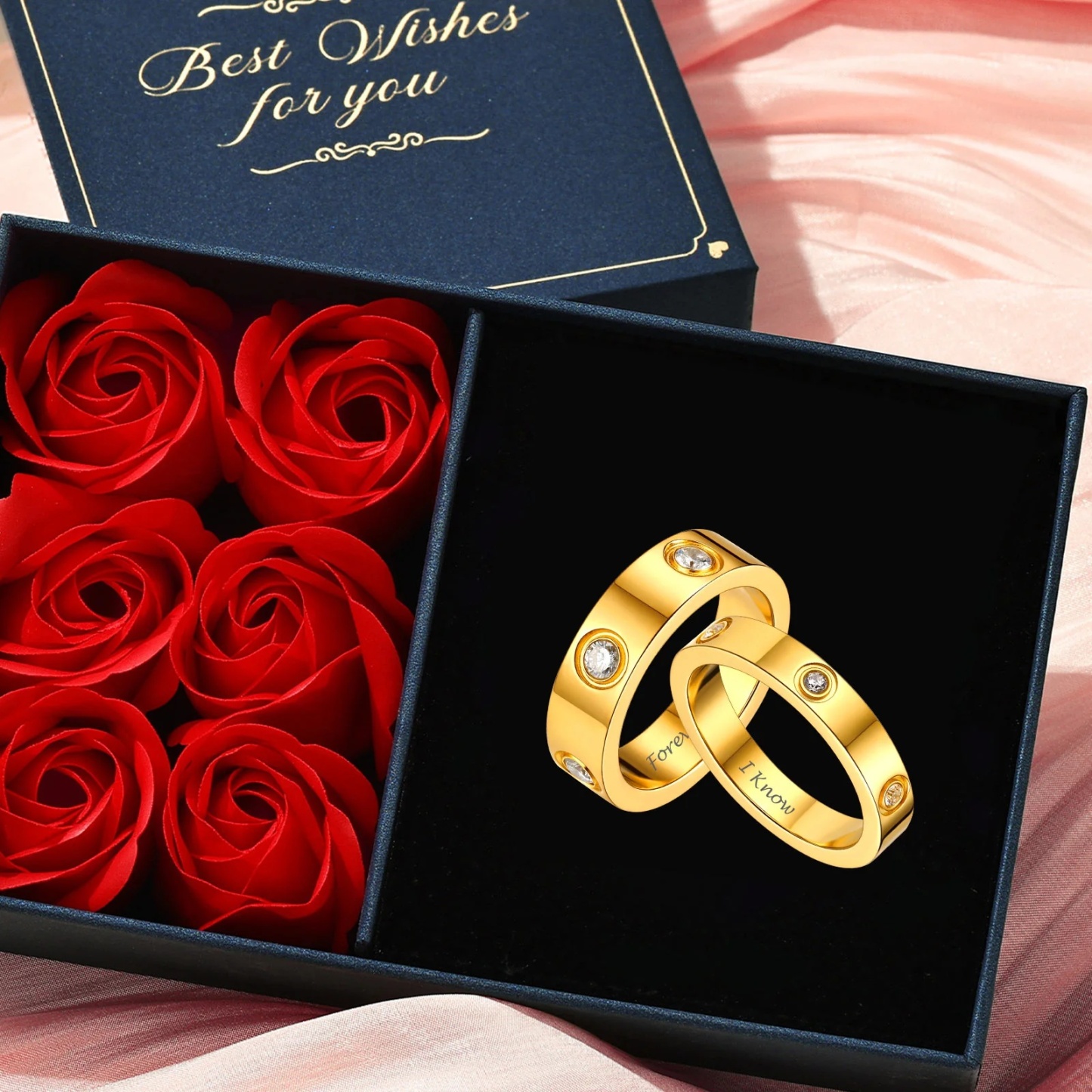 Custom4U Promise Band Ring 3 Colors