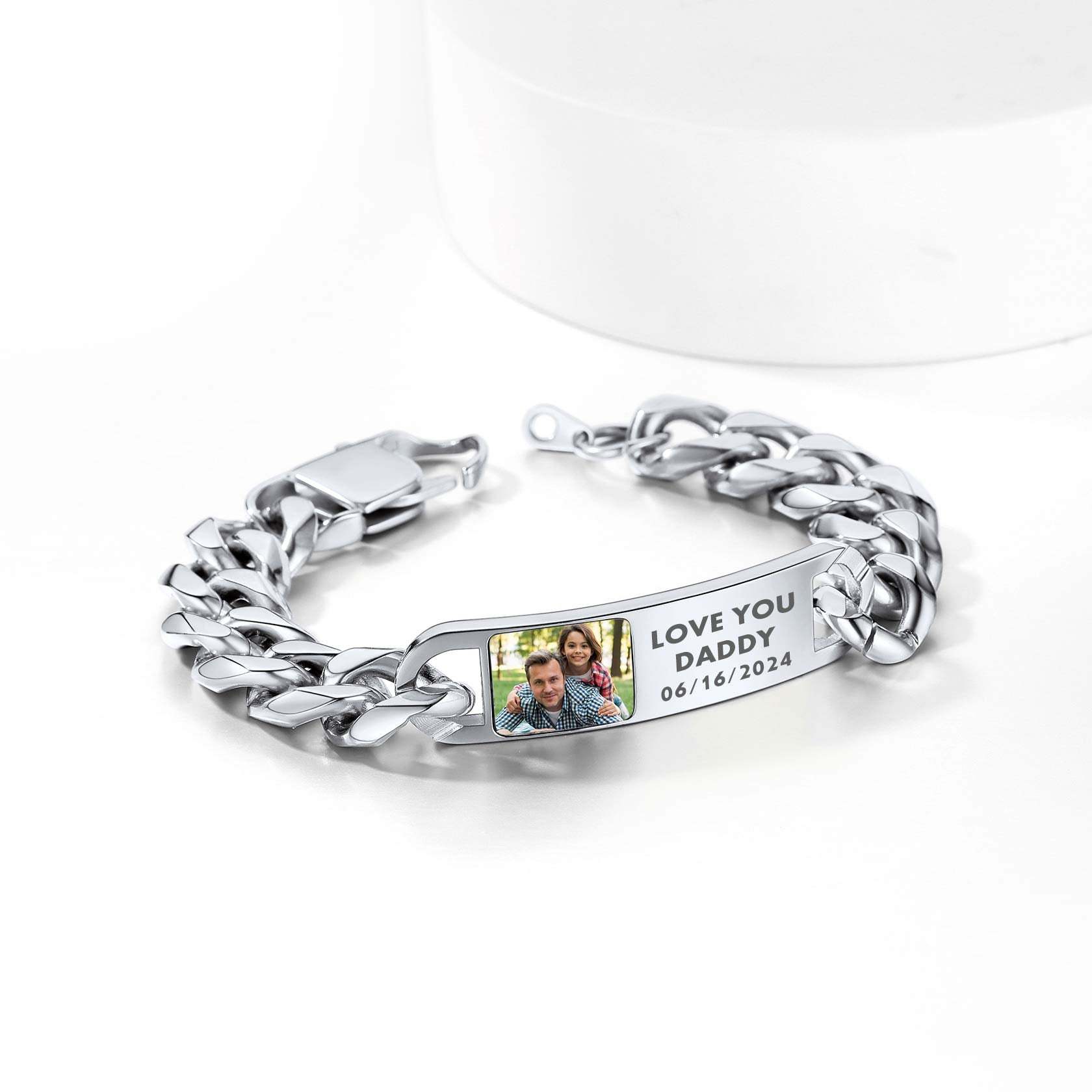 Personalized Picture Cuban Link Bracelets