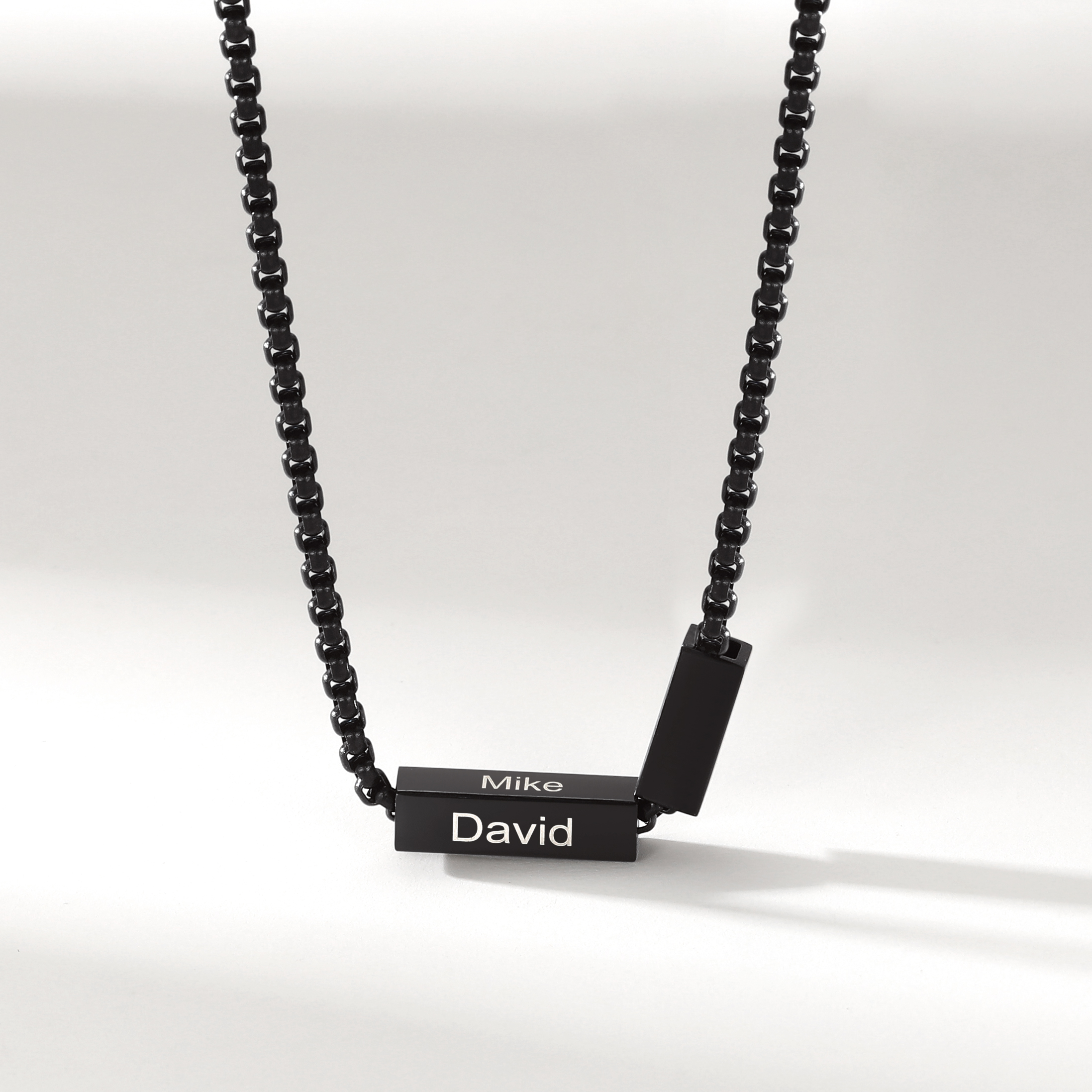 Custom 1-4 Names Bar Necklace