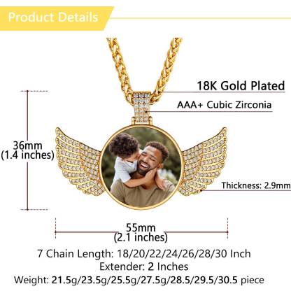 Photo Necklace for dad