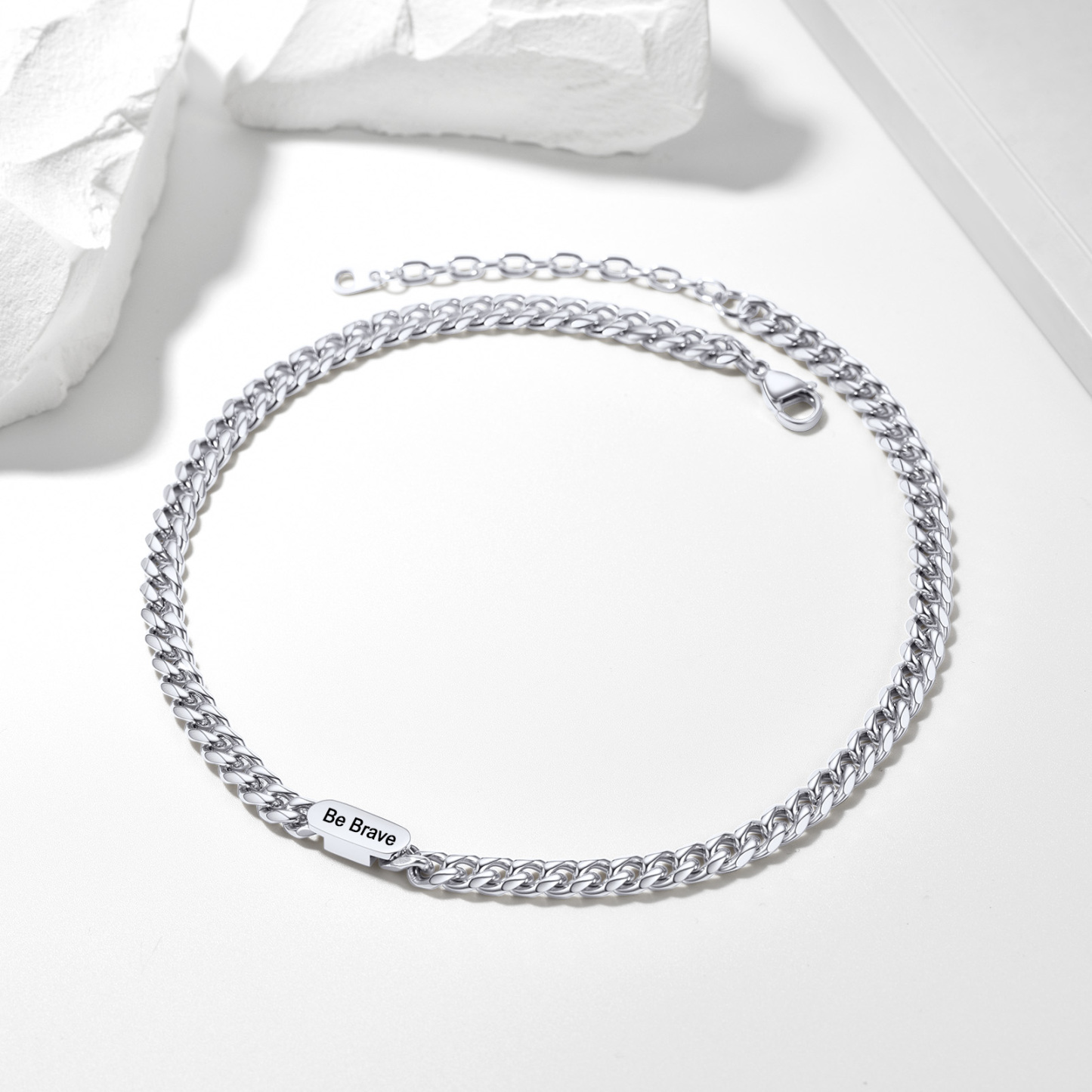 Custom Cuban Chain Choker Necklace 7MM