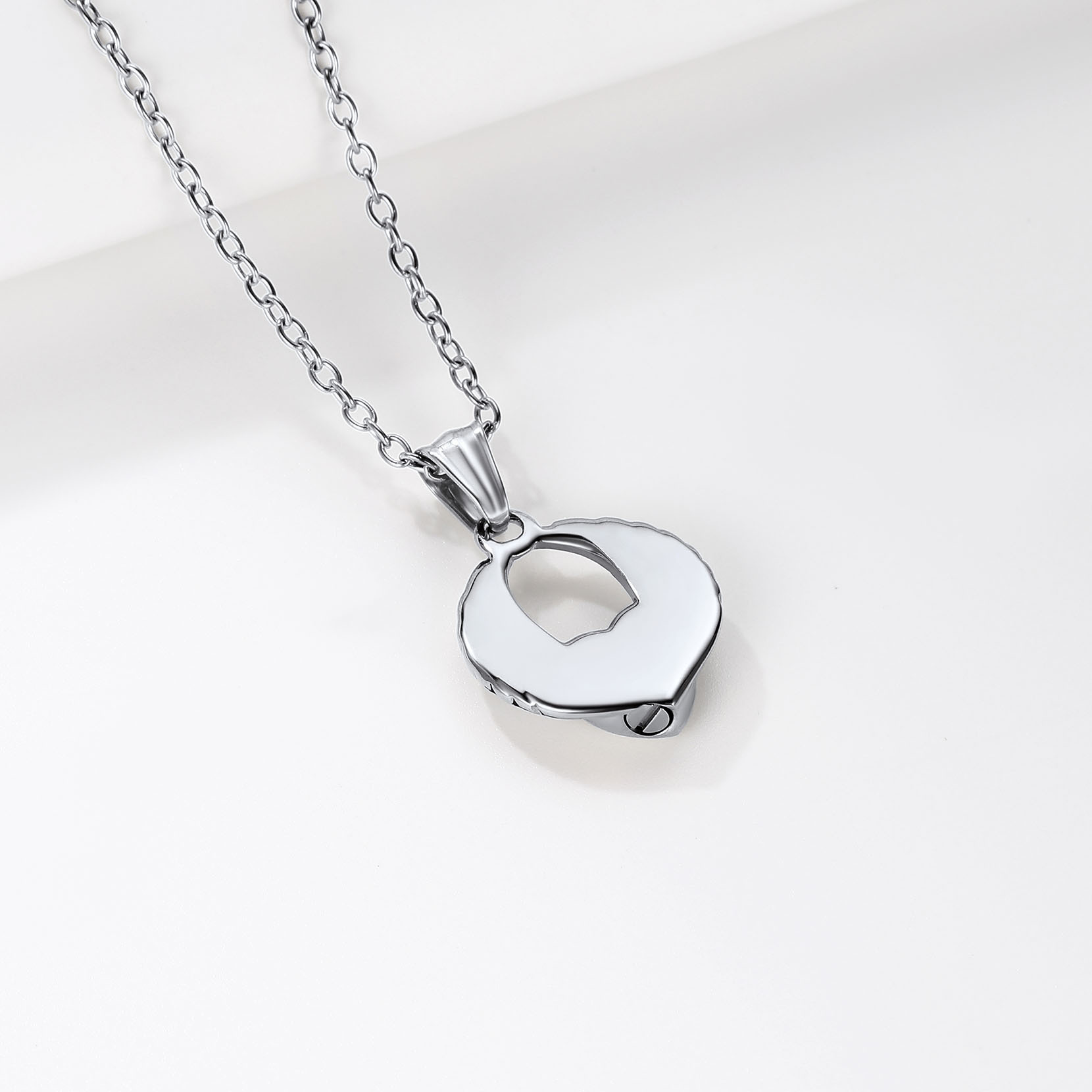 Custom Engraved Heart neckalce