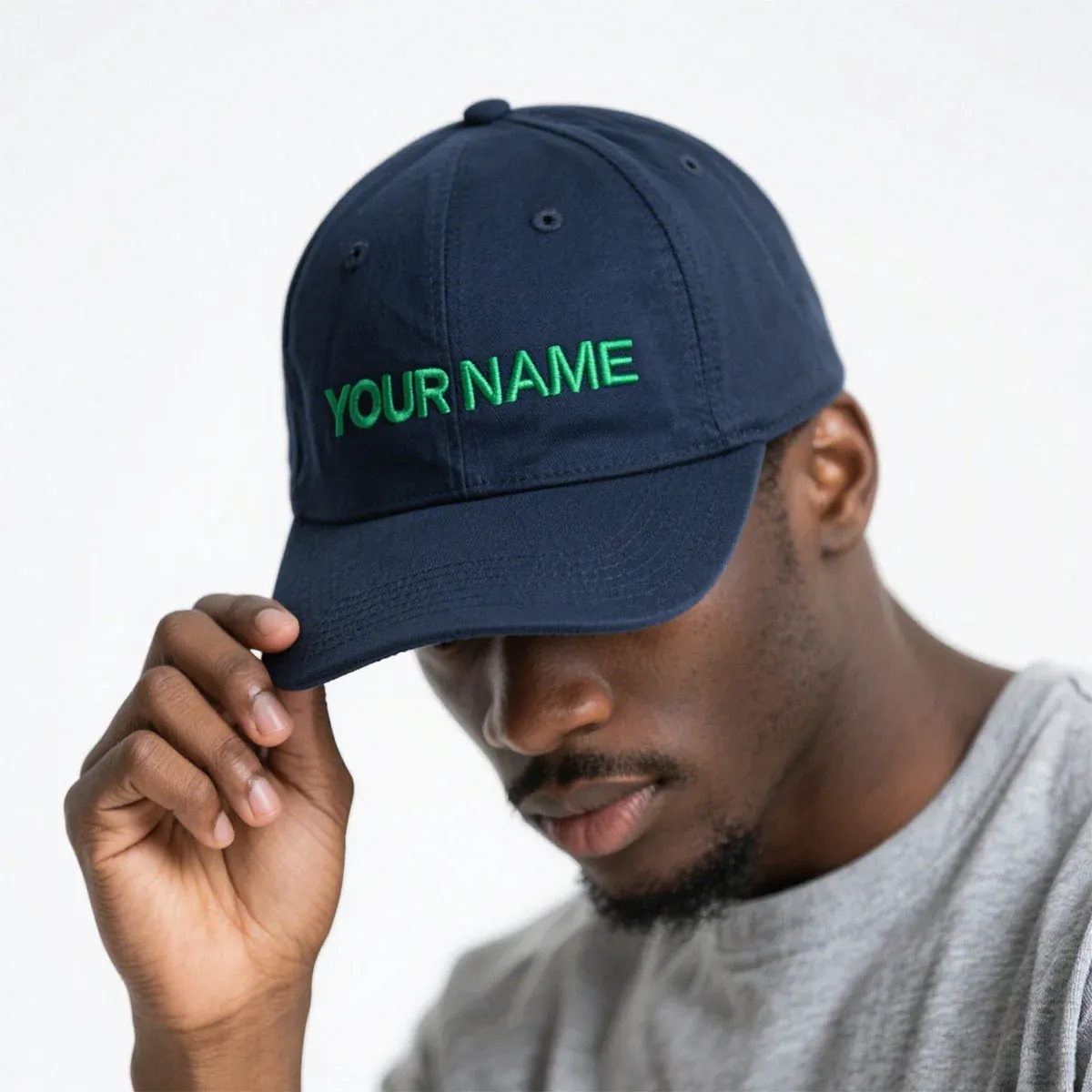 Custom Hat Baseball Cap with Embroidery with Text for men