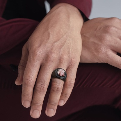 Custom Mens Signet Ring