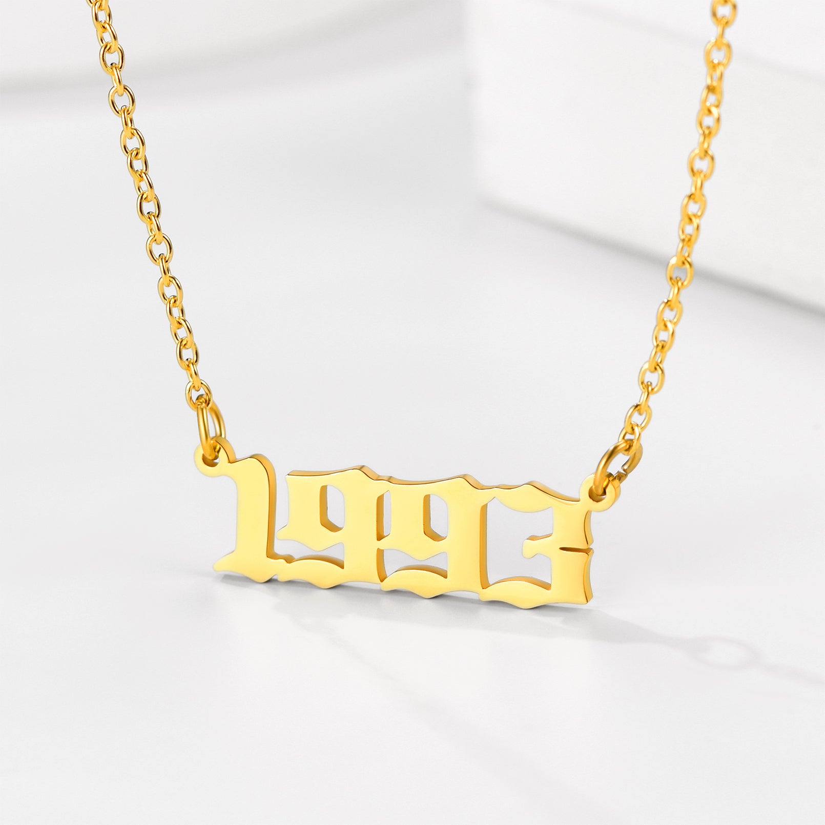 Custom Number Necklace