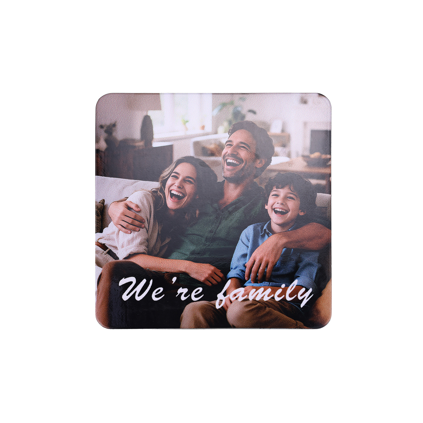 Custom Photo Square Fridge Magnet for friend