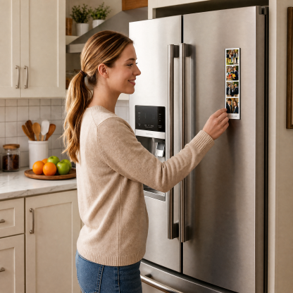 Custom Photo Strip Fridge Magnet
