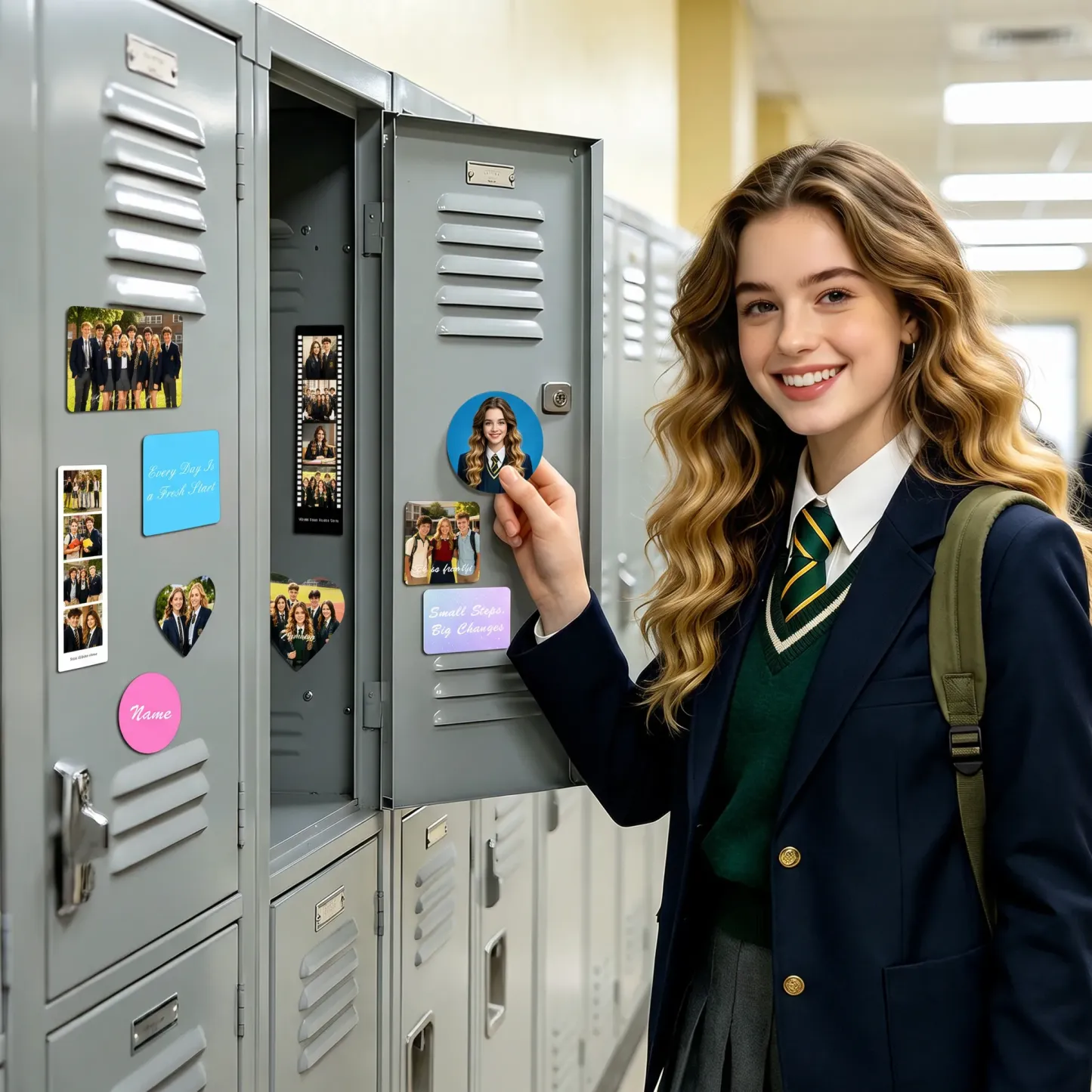 Custom Photo Strip Fridge Magnet