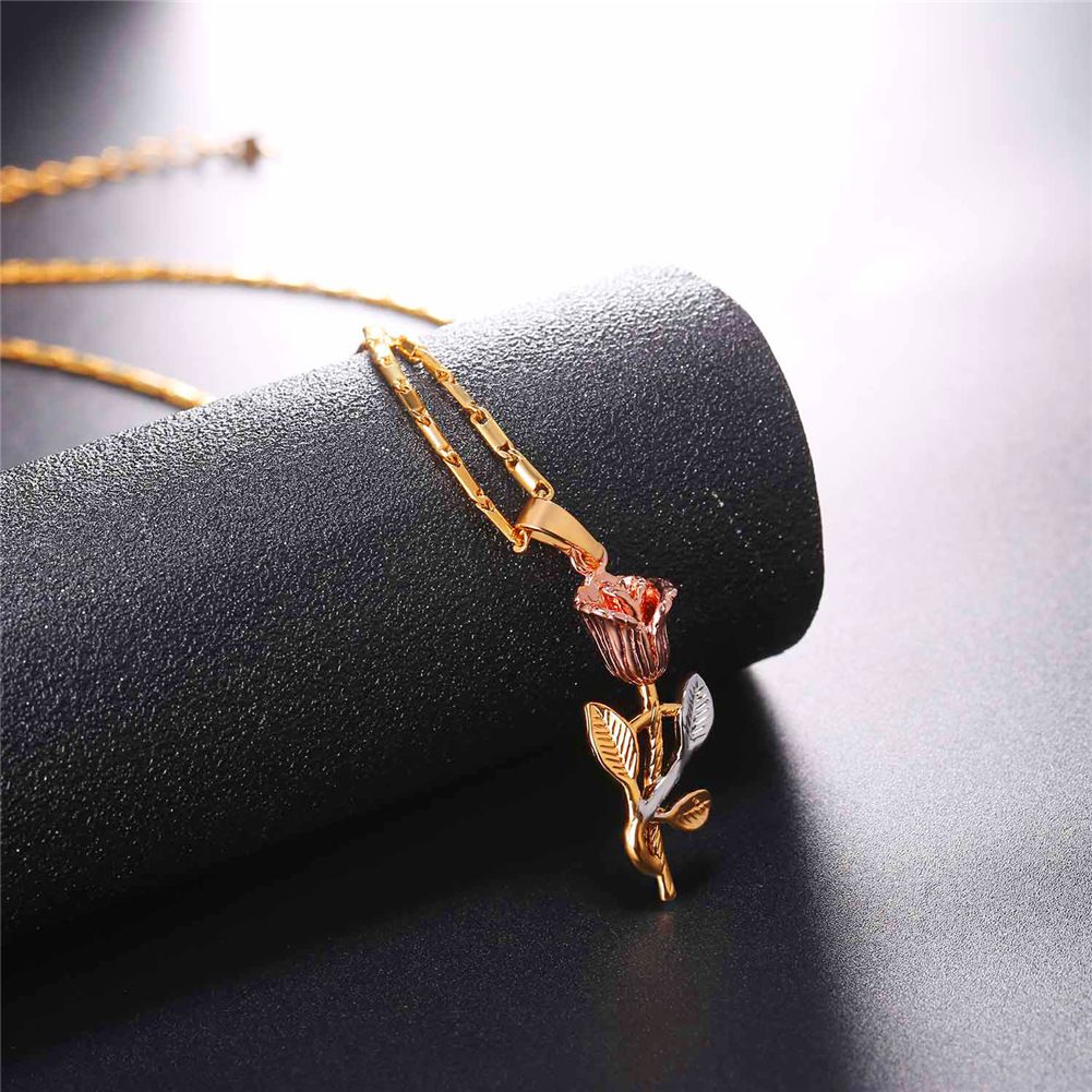Flash Sale Rose Pendant Necklace