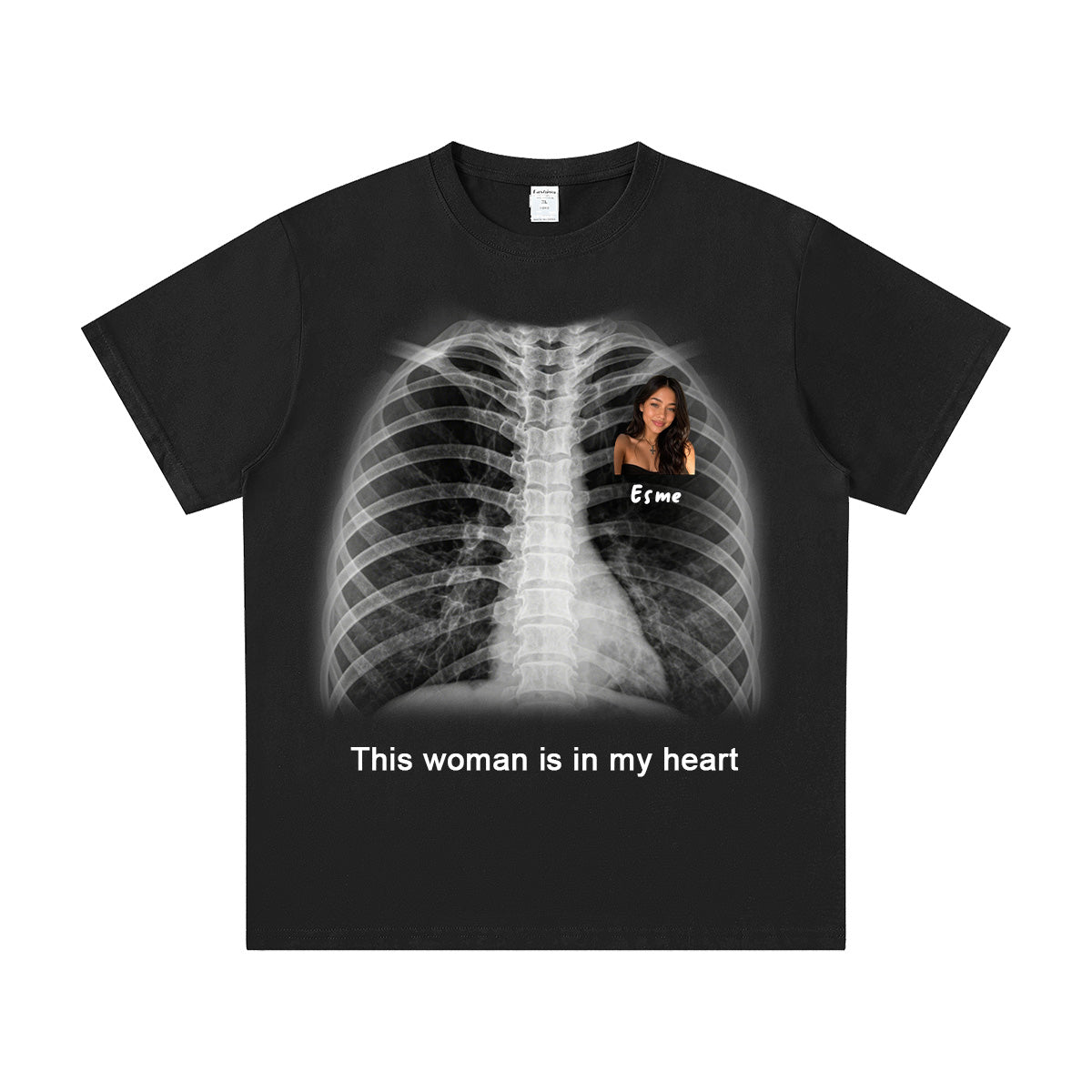 Custom My Heart Text T-Shirt