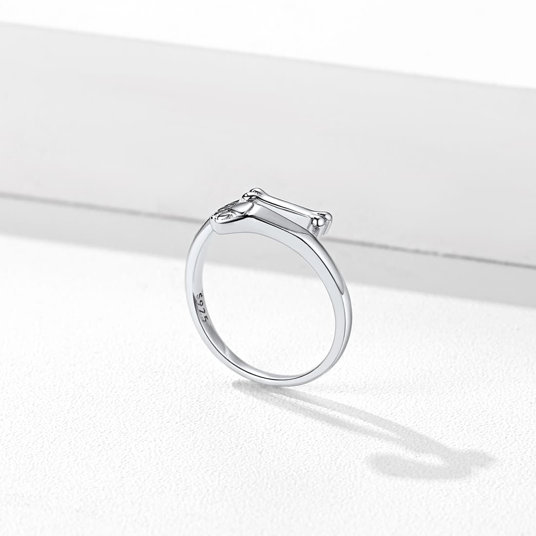 Custom4U Bone Shaped Adjustable Ring