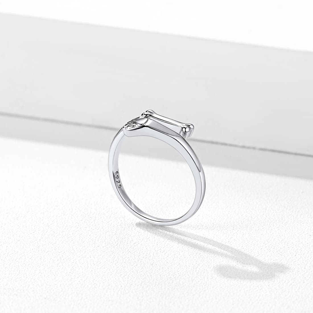 Custom4U Bone Shaped Adjustable Ring