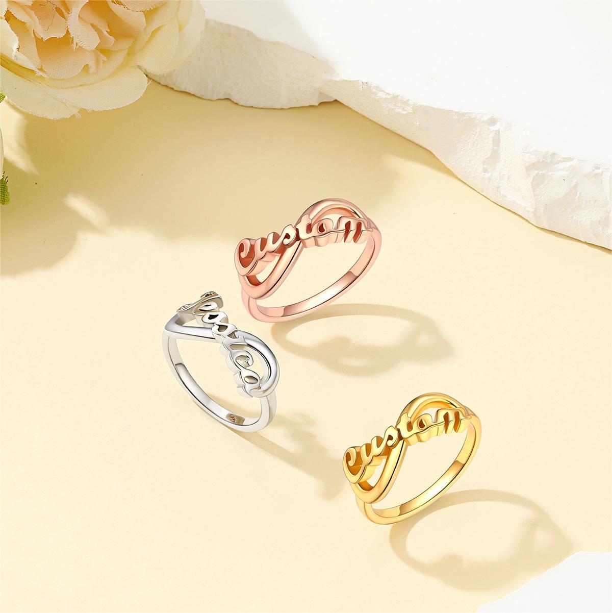 Custom4U Custom Name  Ring