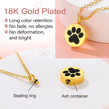 Custom4U Pet Ashes Necklace