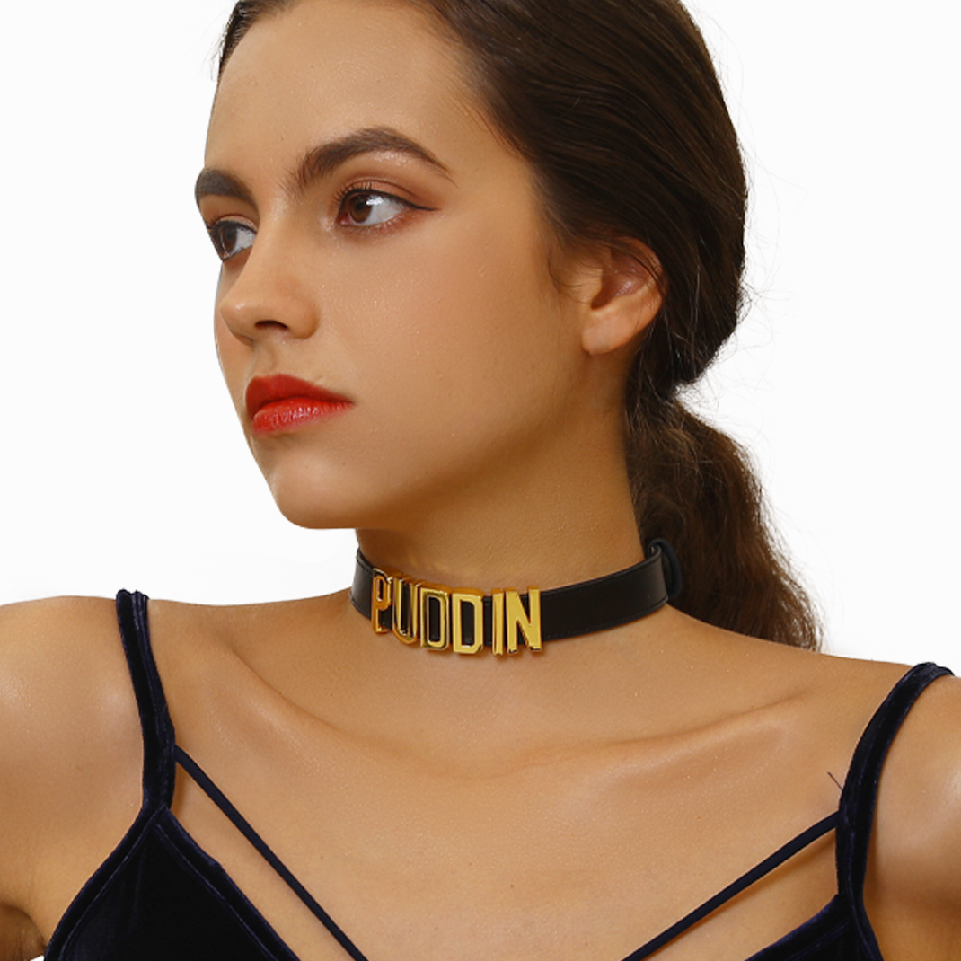 Punk Leather Choker Adjustable Neck Collar Necklaces For Women