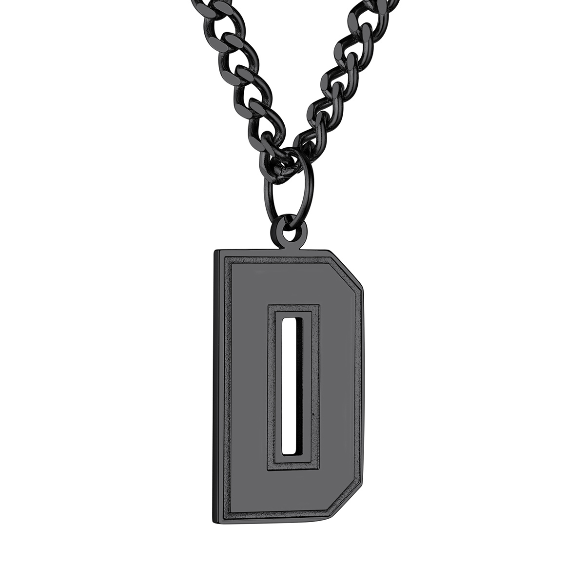 Initial D Necklace Black