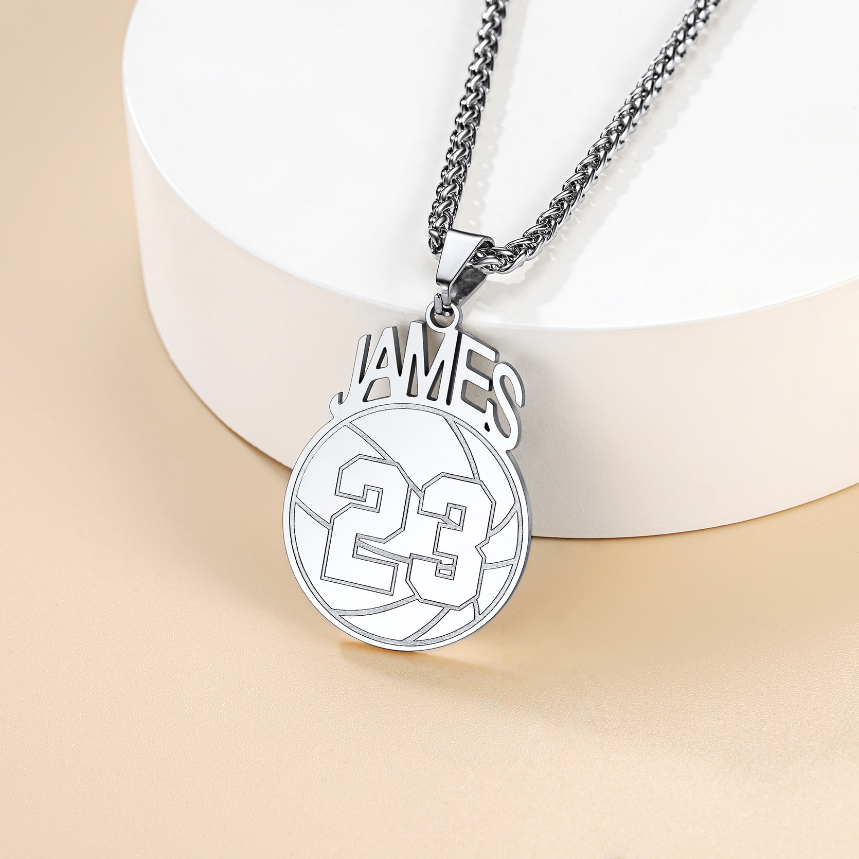 Custom Number Men Soccer/Football/Baseball Pendant Necklaces Sports Jewelry occasion