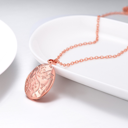 Custom Photo Locket Oval Pendant Necklace occasion