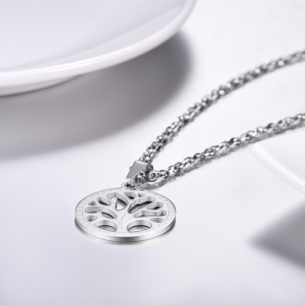 Tree of Life Nature Spiritual Family Tree Necklace Mens And Womens Jewelry