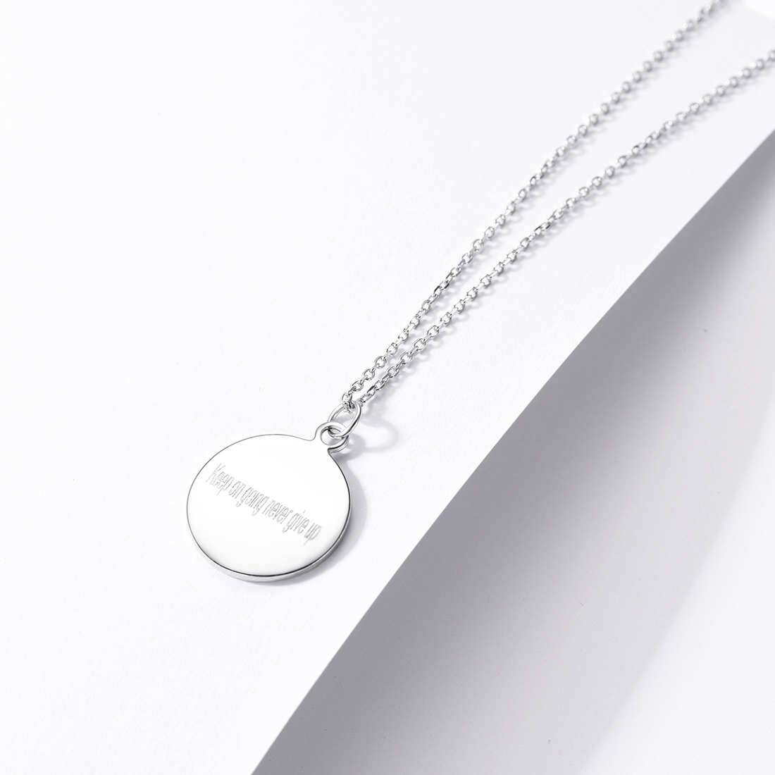 Personalized Engraved Pendant Necklace for Women occasion