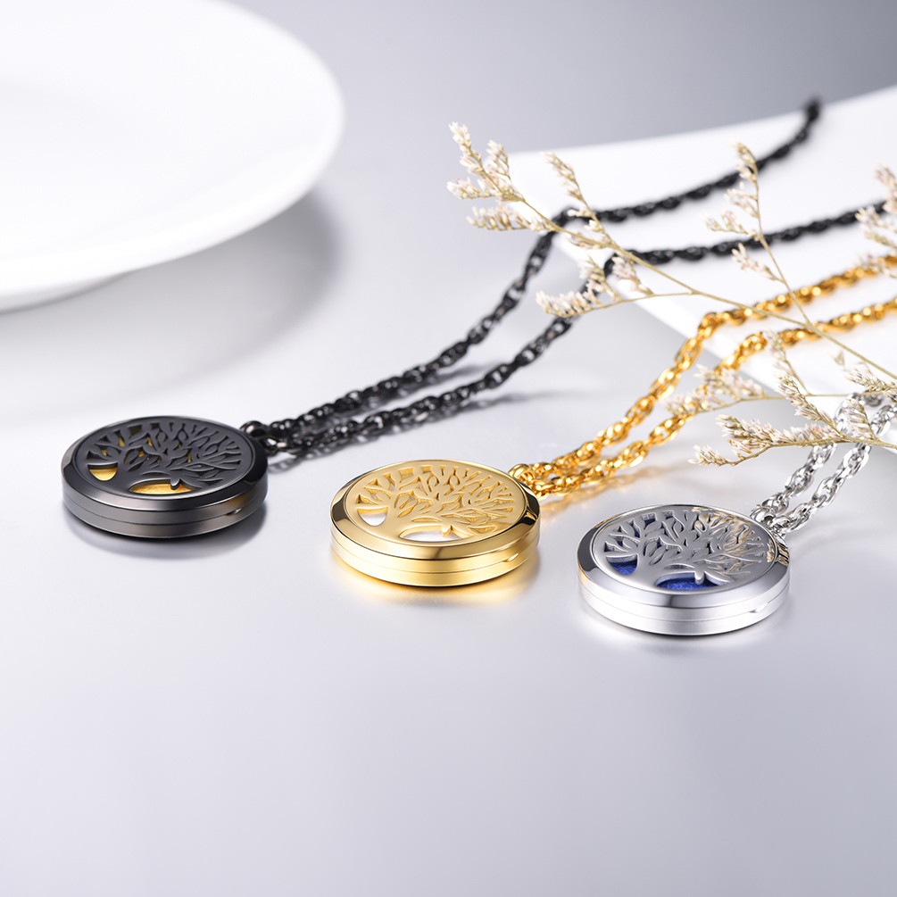 Custom Photo Life Tree Locket Necklace for Women collection