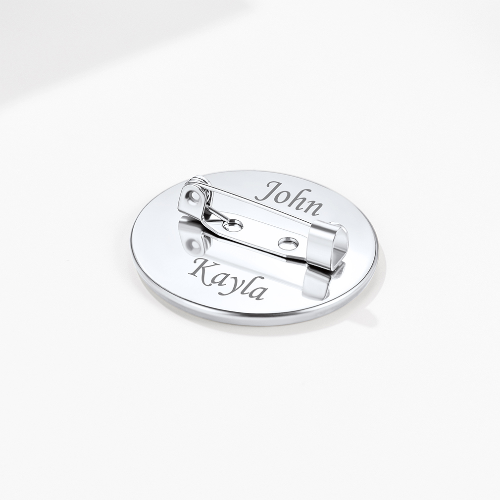 Custom Wedding Charms Photo Brooch Memorial Pins occasion