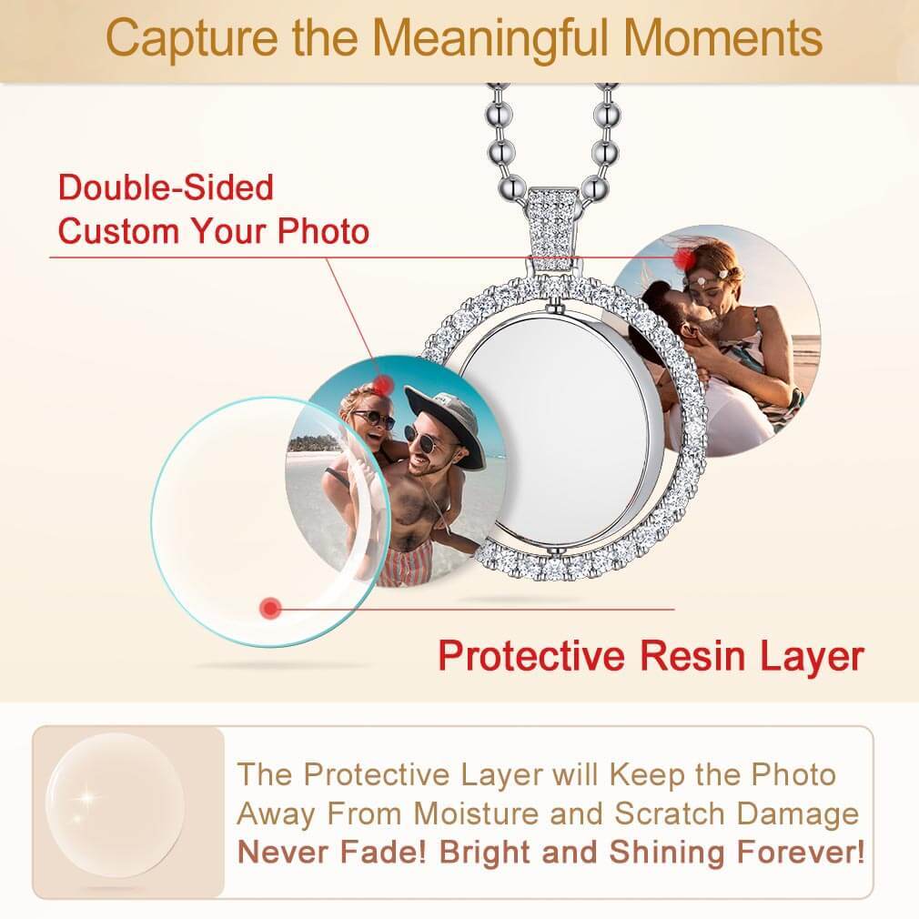 Double Side Photo Personalized Car Hanging Picture Car Accessories protective