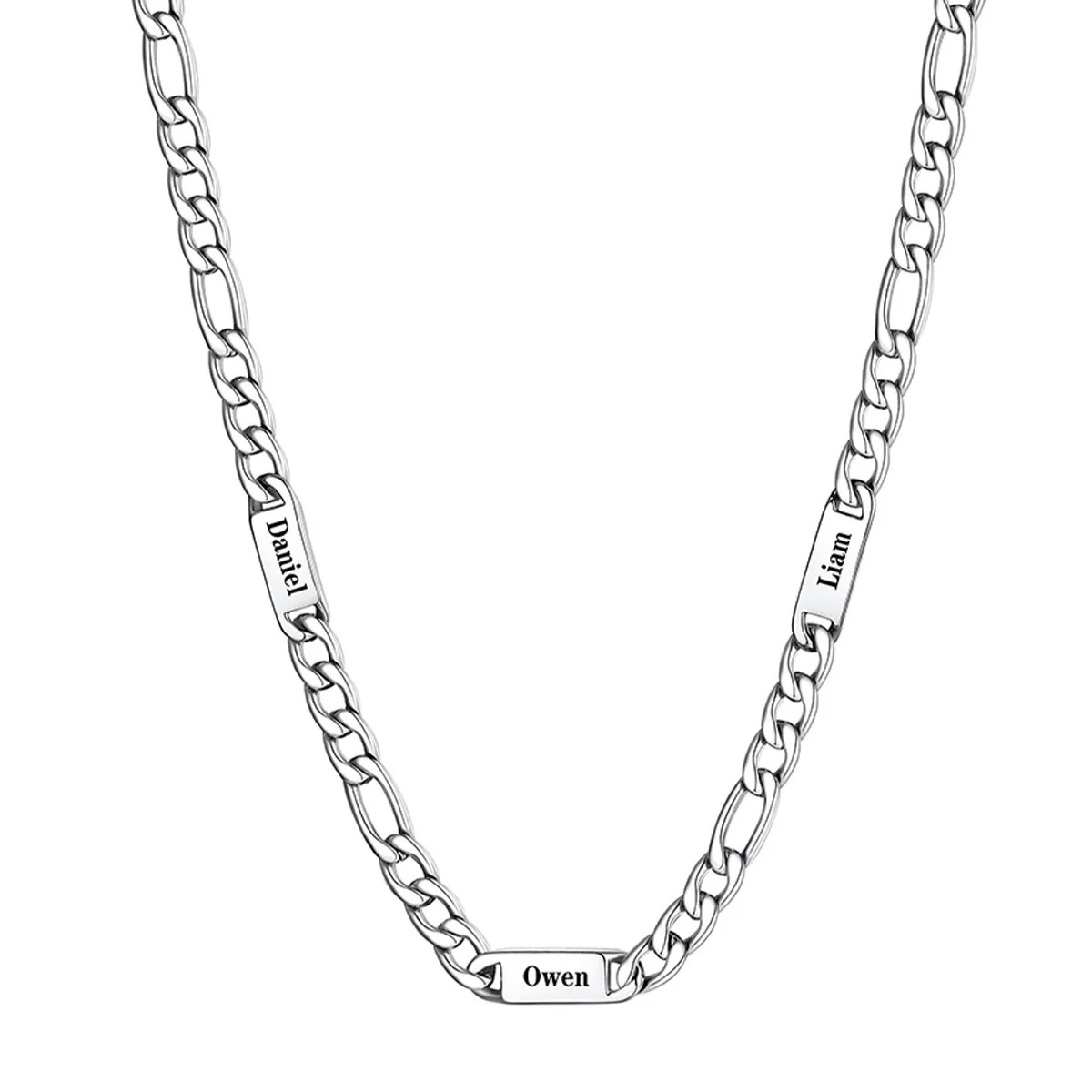 Multi Name Figaro Chain 5/7MM
