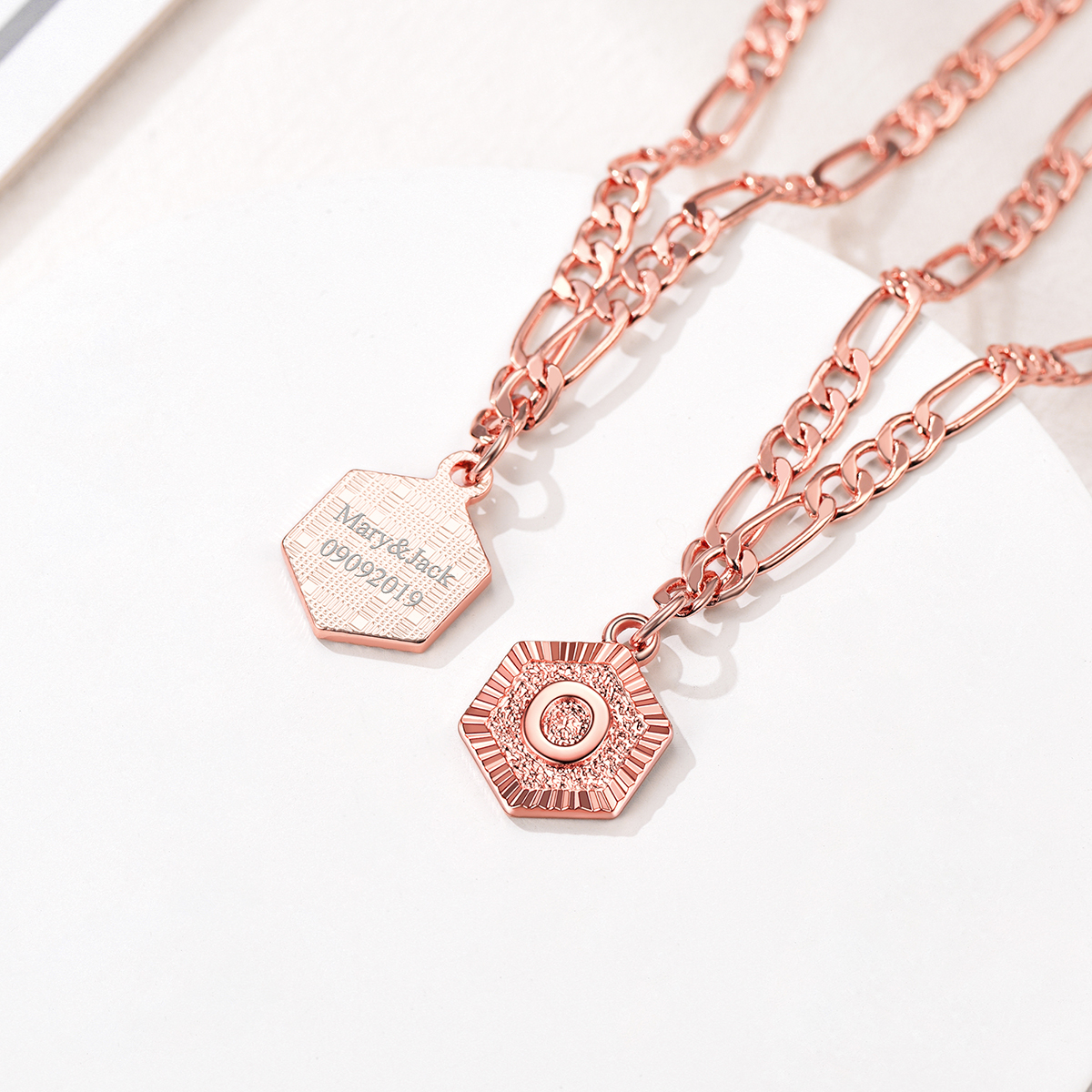 Custom A-Z Initial Ankle Bracelet With Figaro Foot Chain For Women 