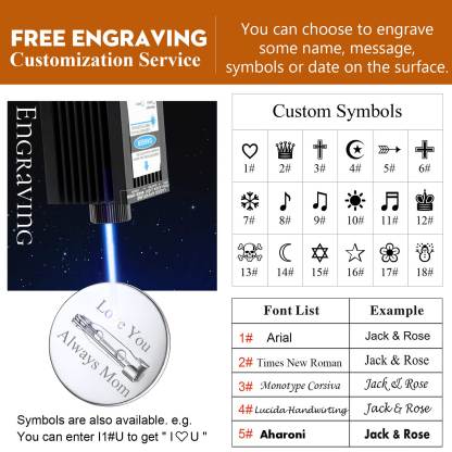 Custom Wedding Charms Photo Brooch Memorial Pins for Women Men  engraved