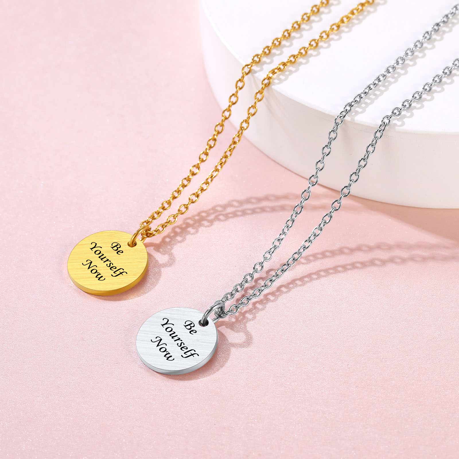 Personalized Birth Flower Birthstone Coin Necklace occasion