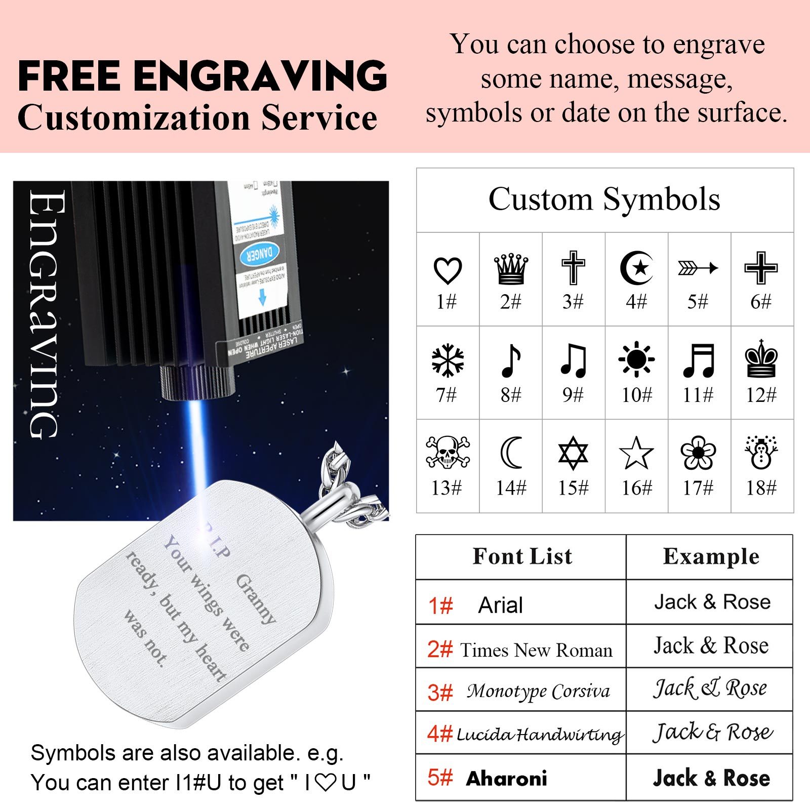 Urn Cremation Pendant Necklace for Ashes Dog Tag Memorial Jewelry ENGRAVED