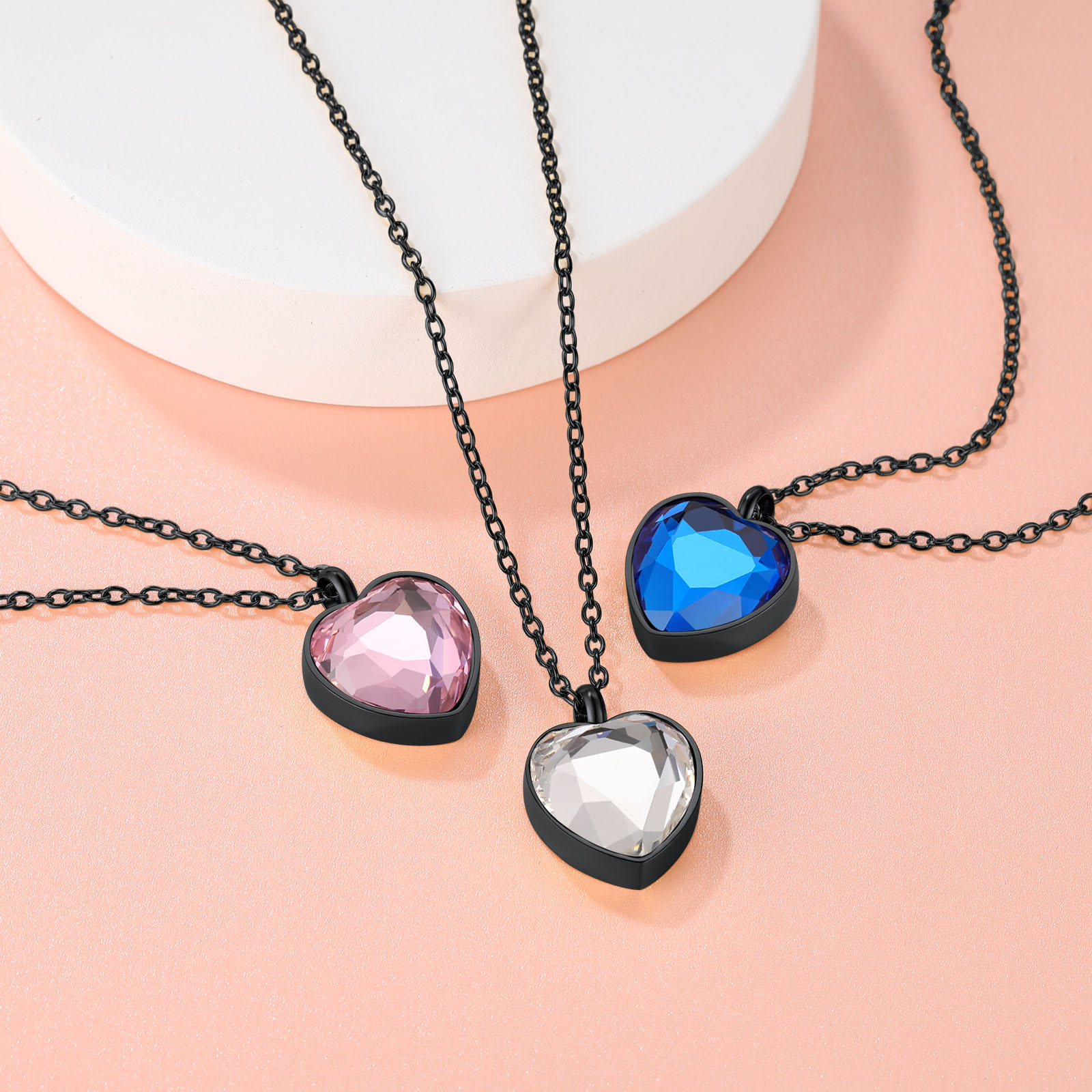 Custom Birthstone Engraved Urn Necklaces for Ashes occasion