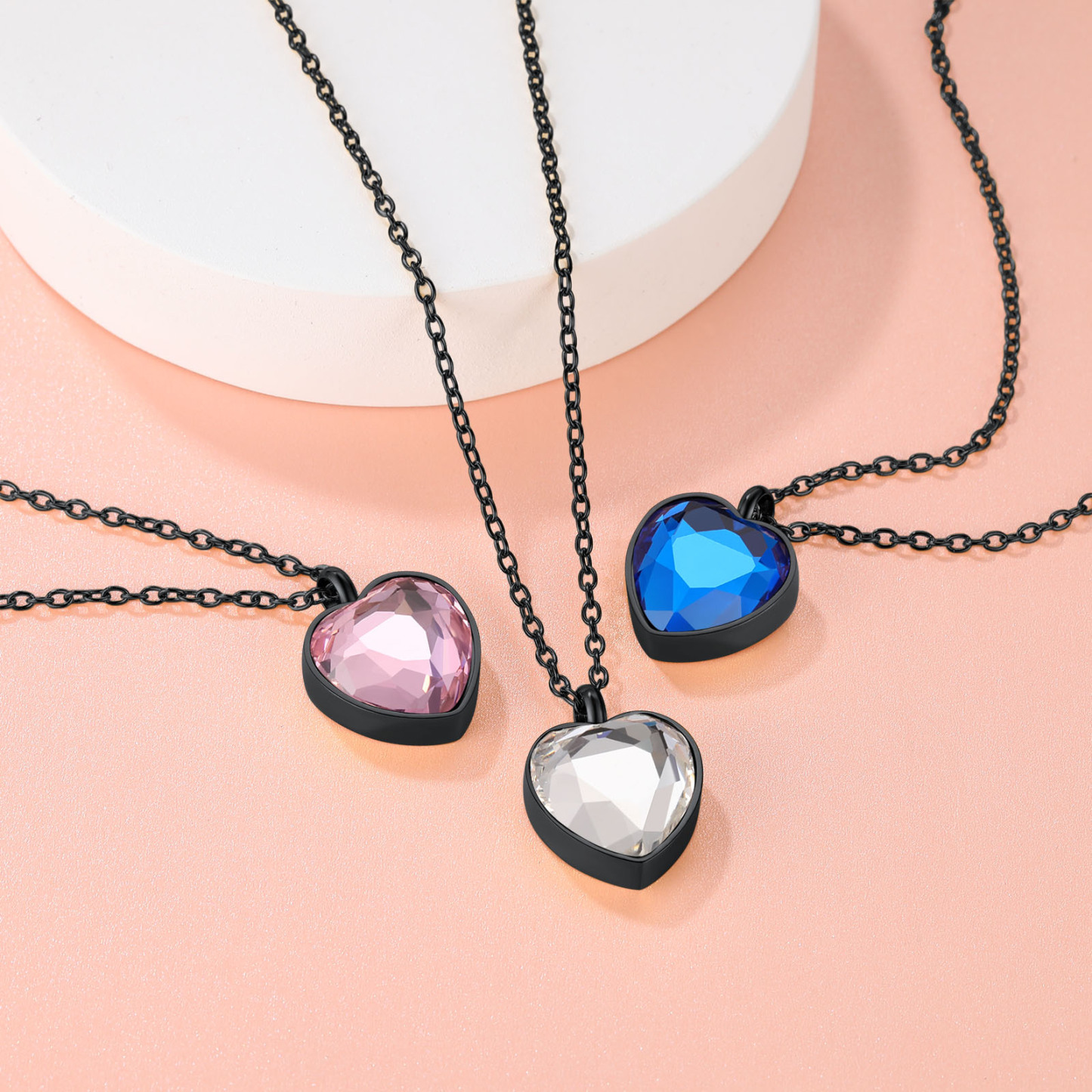 Custom Birthstone Engraved Urn Necklaces for Ashes occasion