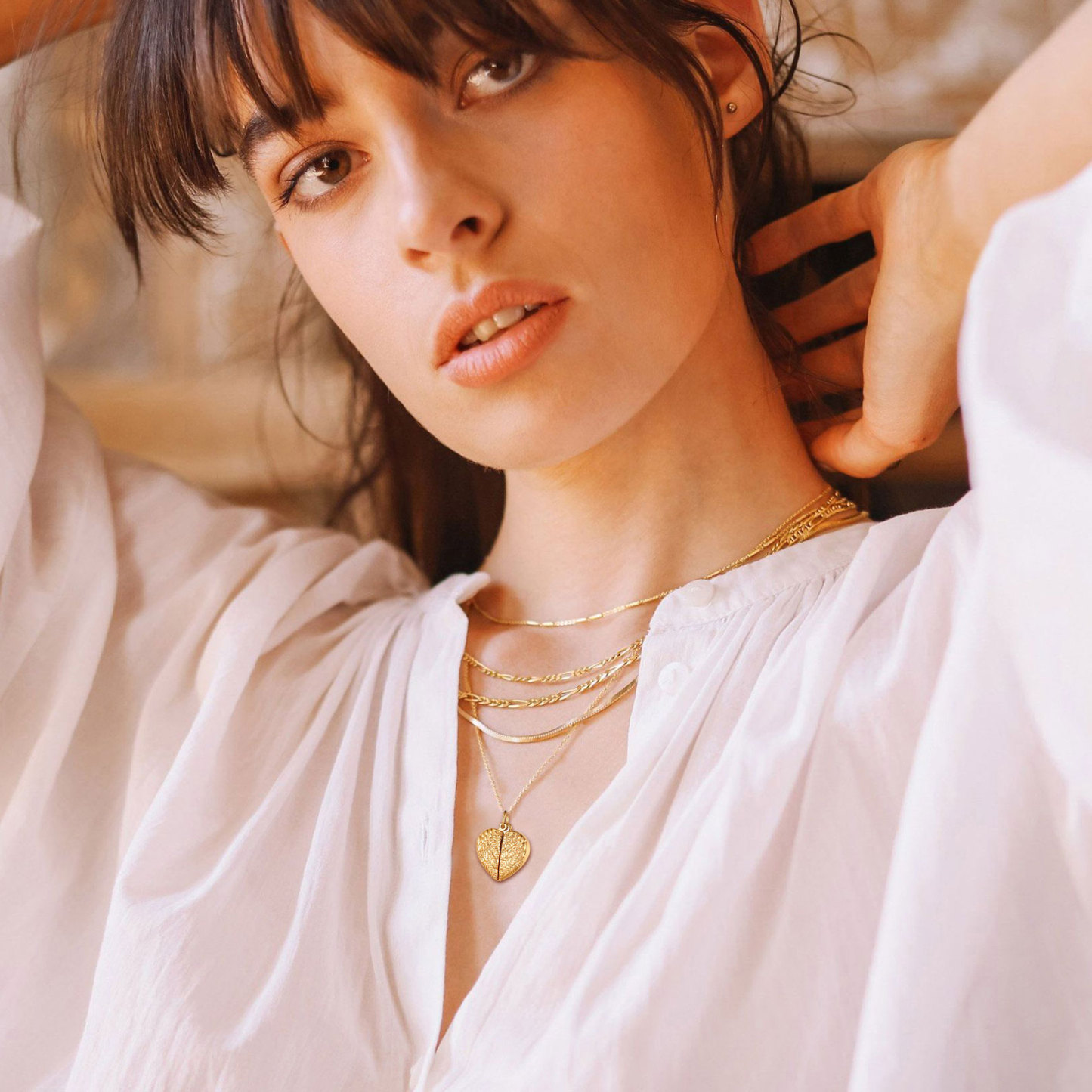 Customized Heart Locket Necklace with Pictures