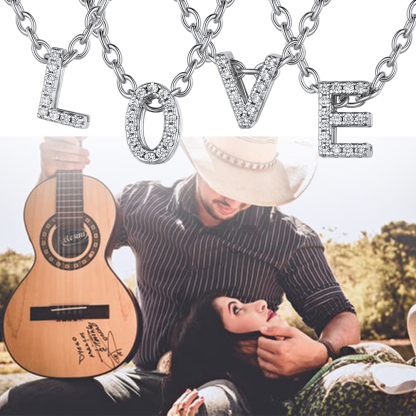 Flash Sale Cubic Zirconia Initial Necklace