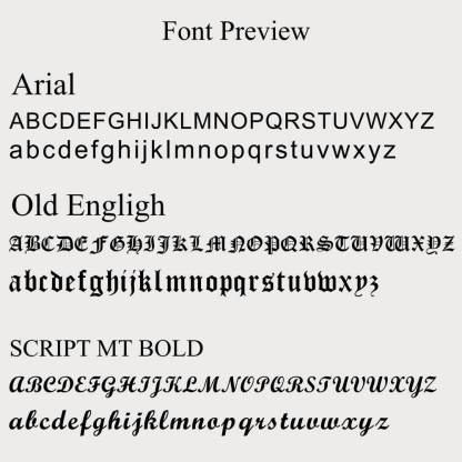 font choose