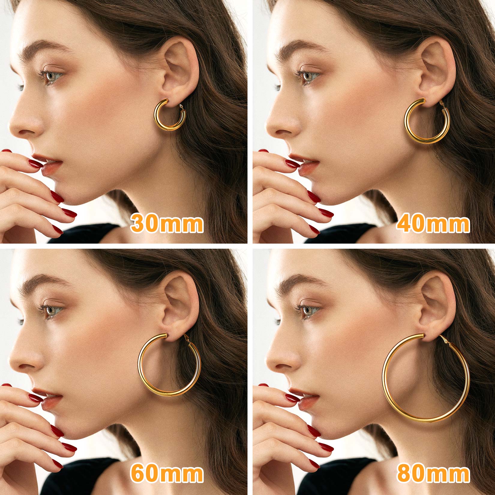 Hoop Earrings For Women gold