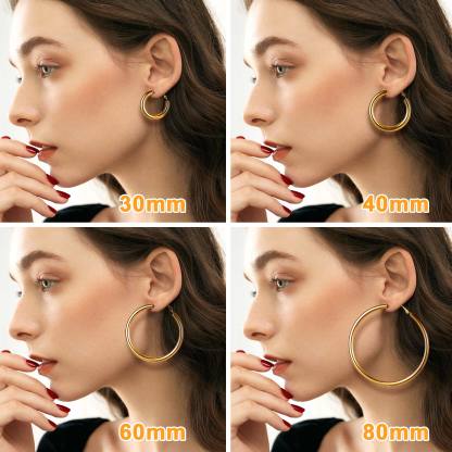 Hoop Earrings For Women gold