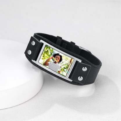 Custom4U Mens Bracelet with Stainless Steel Clasp occasion