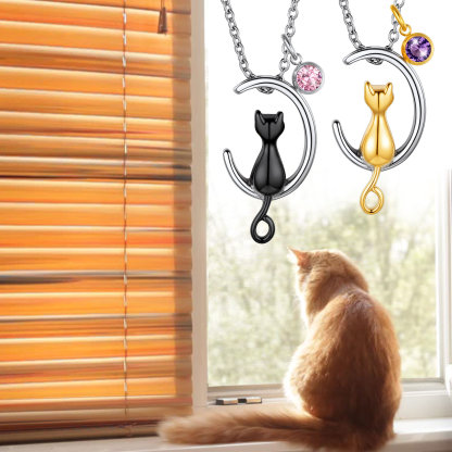  Birthstone Cremation Urn Necklace for memorial cat