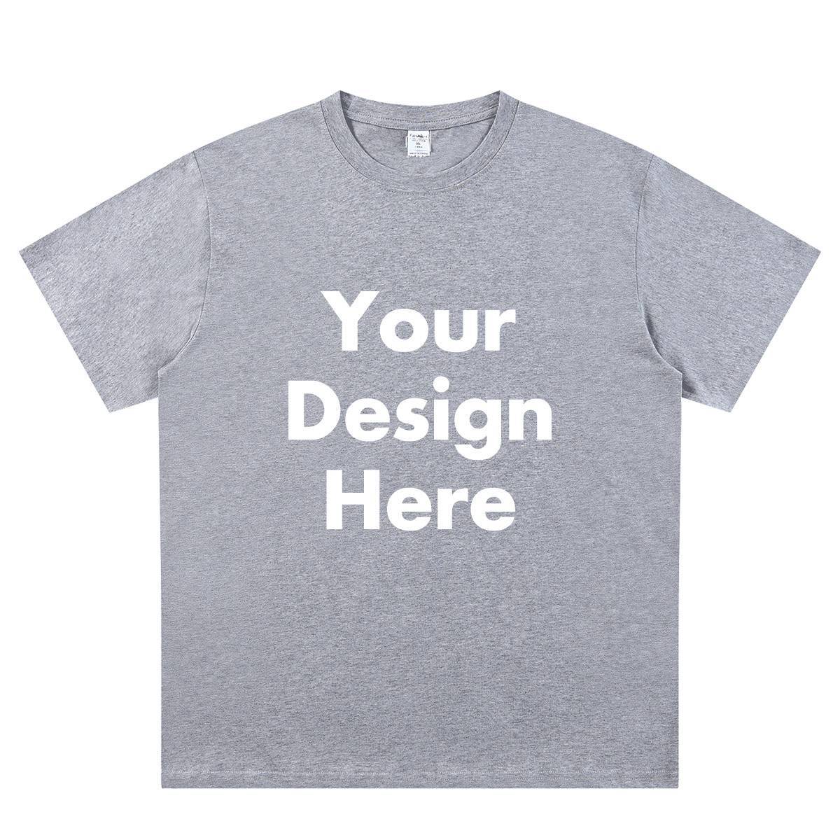 Custom Text grey font T-Shirt