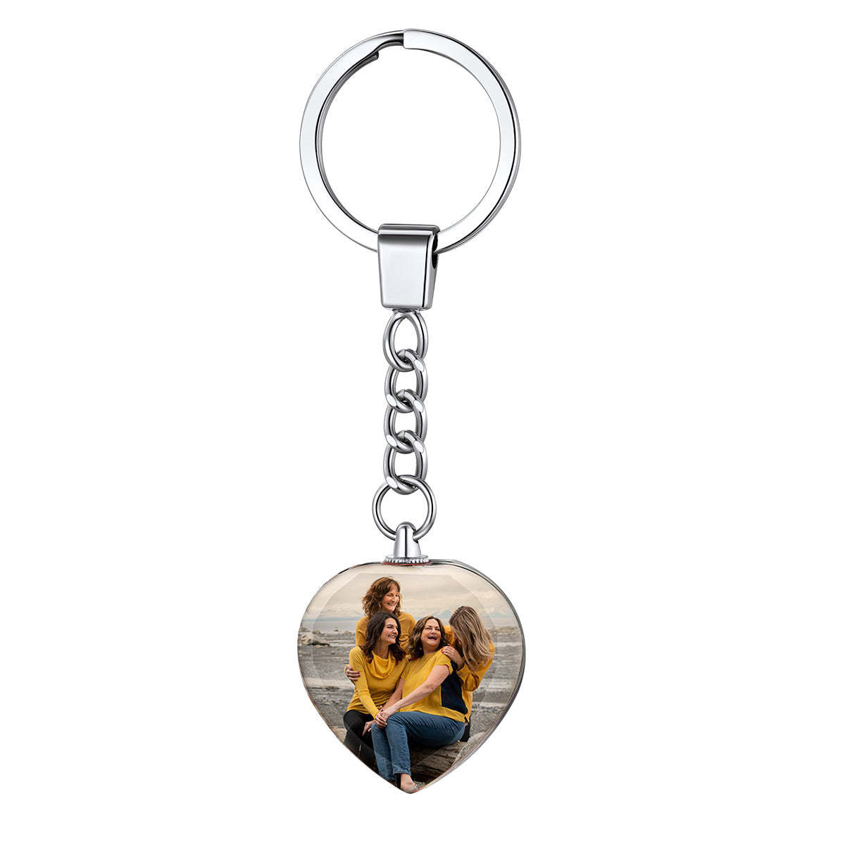 Custom Double Sided Photo Acrylic Personalized Keychain