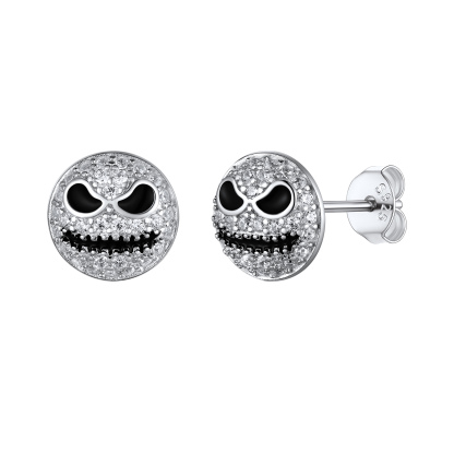 S925 Silver Jack Skellington Earrings Halloween Presents