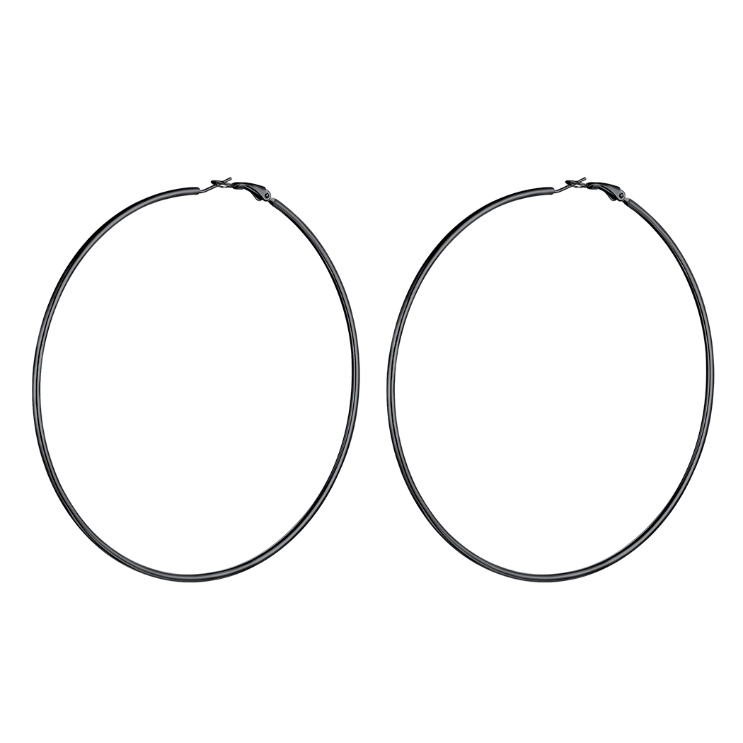 Lightweight Large Hoop Earrings for Women 30/50/70/100mm