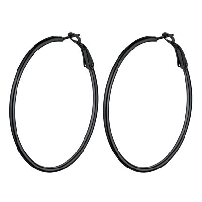 Lightweight Large Hoop Earrings for Women 30/50/70/100mm