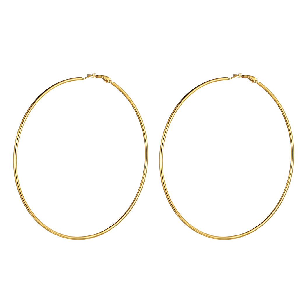 Lightweight Large Hoop Earrings for Women 30/50/70/100mm