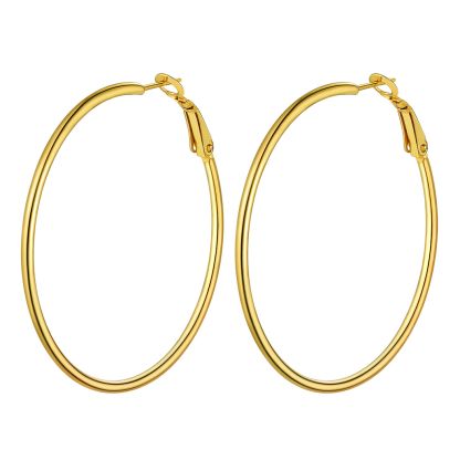 Lightweight Large Hoop Earrings for Women 30/50/70/100mm
