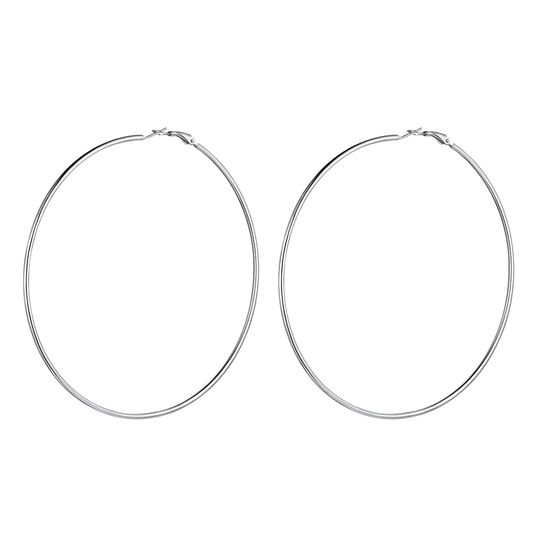 Lightweight Large Hoop Earrings for Women 30/50/70/100mm